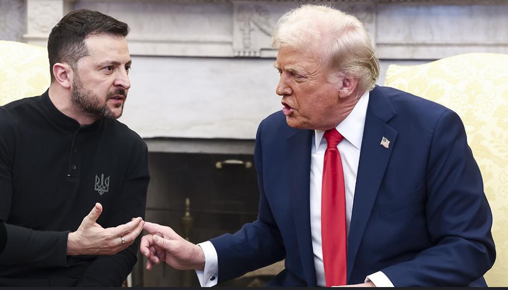 Ombre su Trump e Zelensky. - ilGraffio - Monica Macchioni