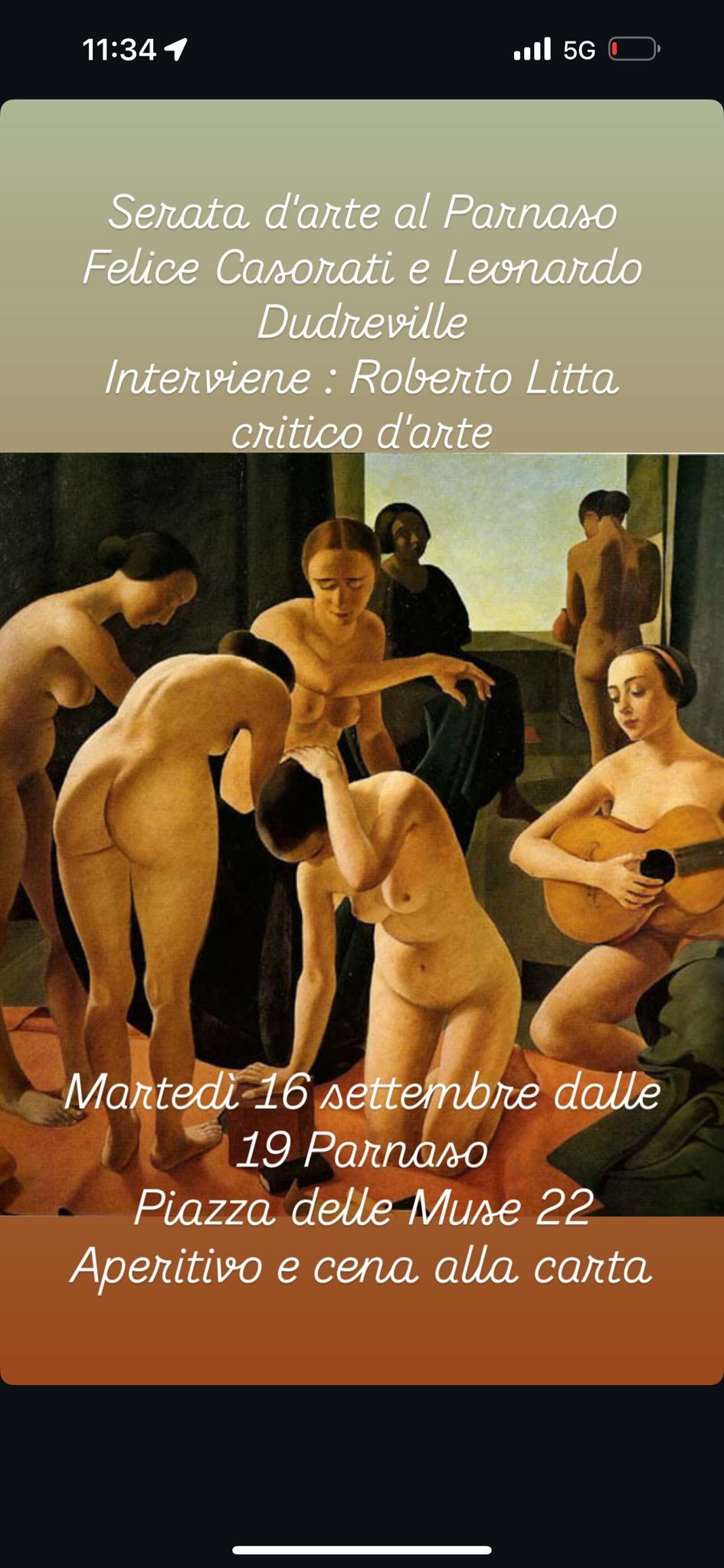 Serata d'arte al Parnaso - ilGraffio - Monica Macchioni