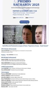 Programma premio Sacharov - IlGraffio - Monica Macchioni