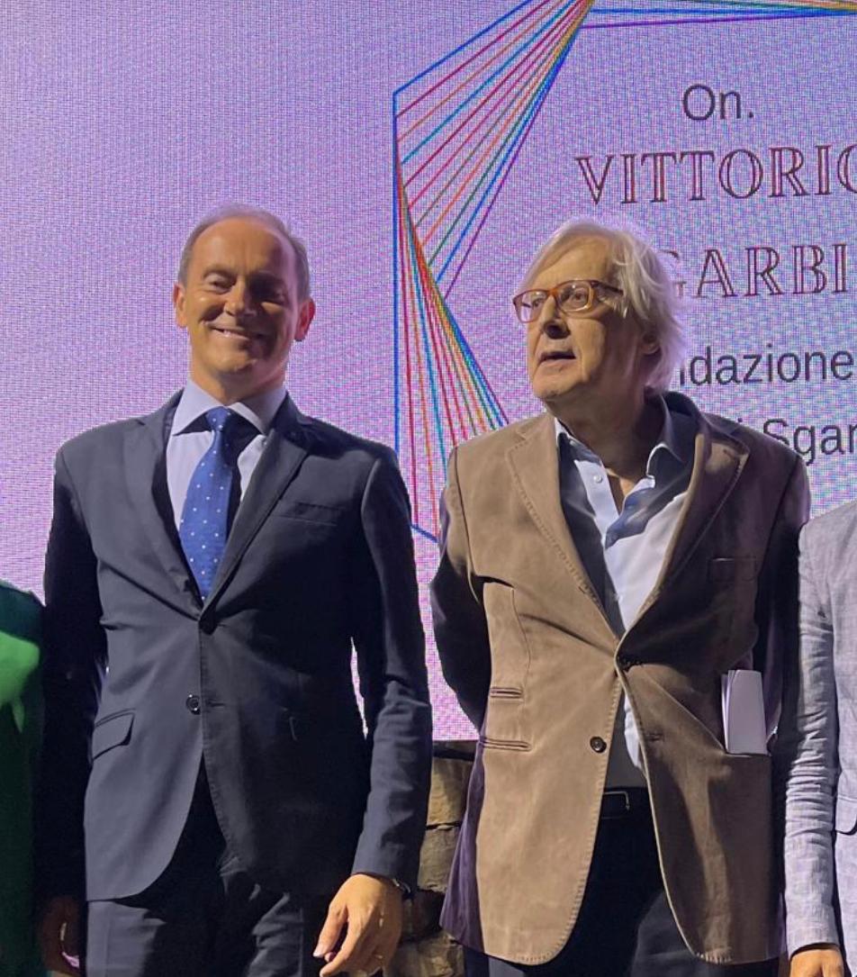 Sgarbi e Sindaco di Andora - IlGraffio - Monica Macchioni