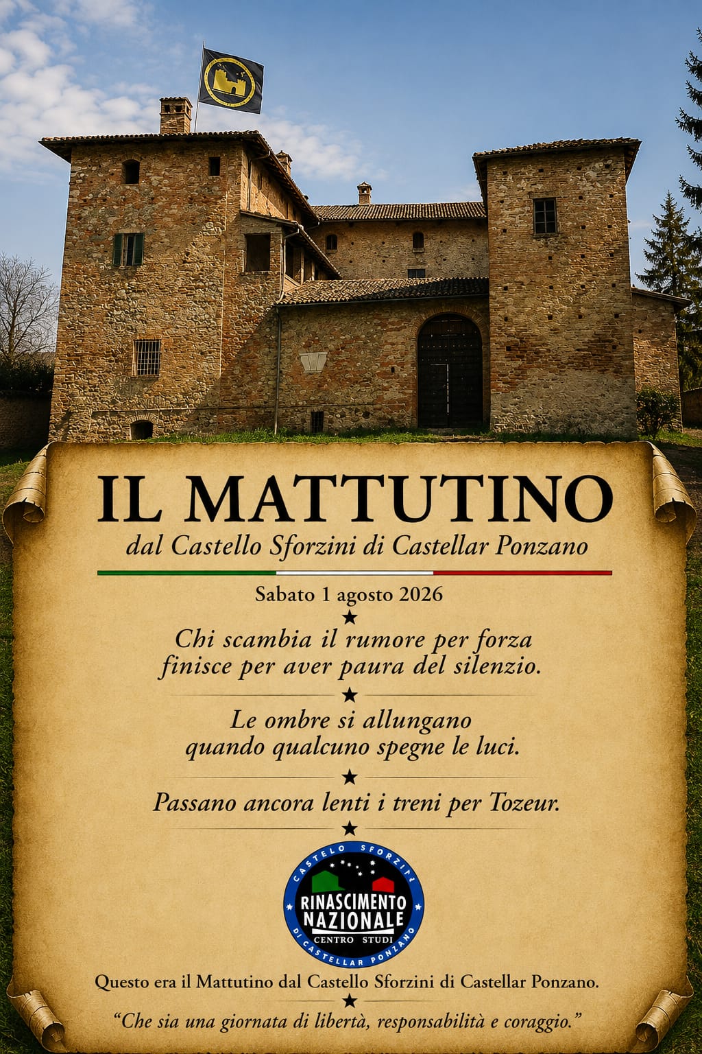 IL MATTUTINO 01-08-2026 - IlGraffio - Monica Macchioni