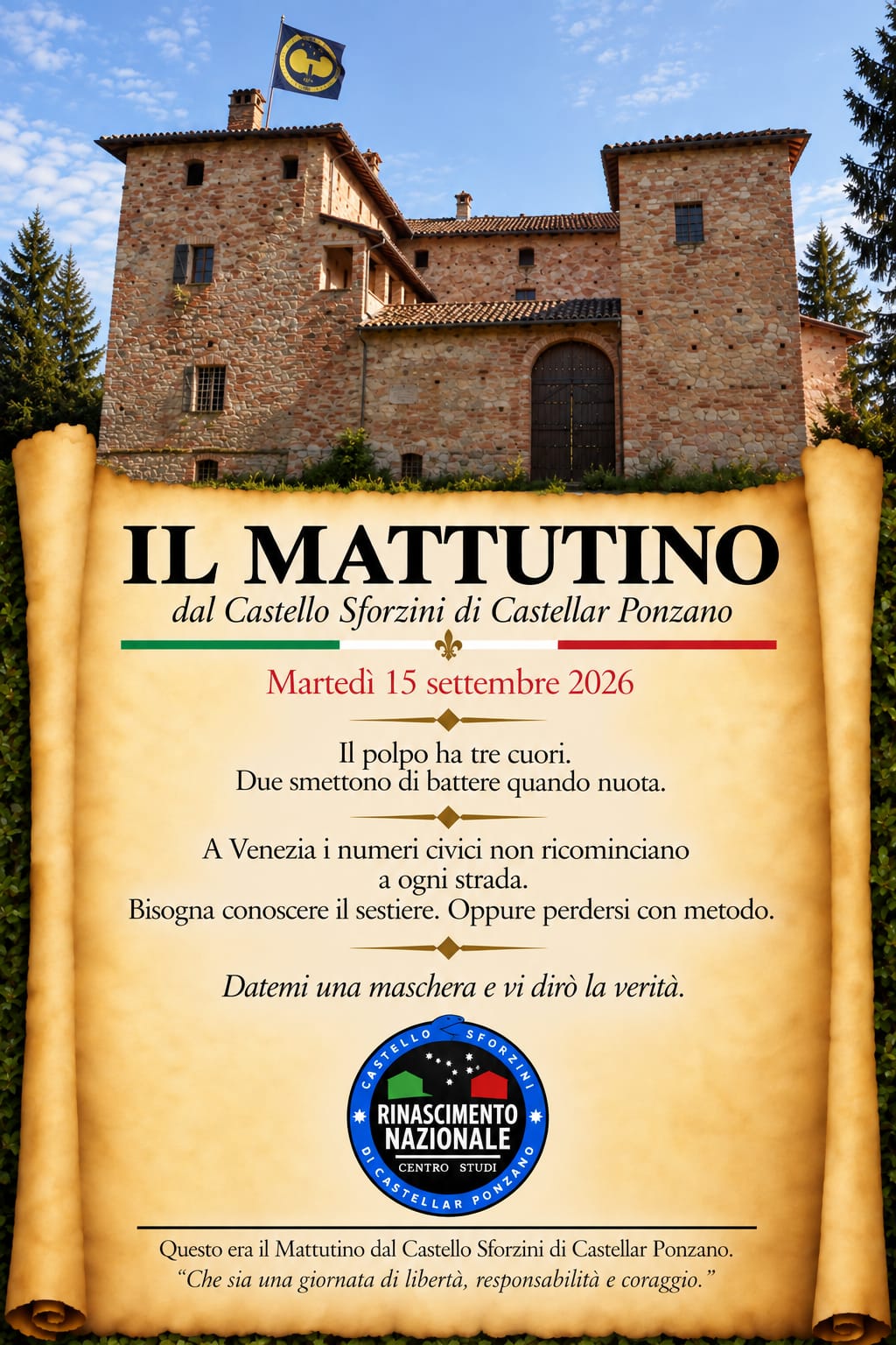 IL MATTUTINO 15-09-2026 - IlGraffio - Monica Macchioni