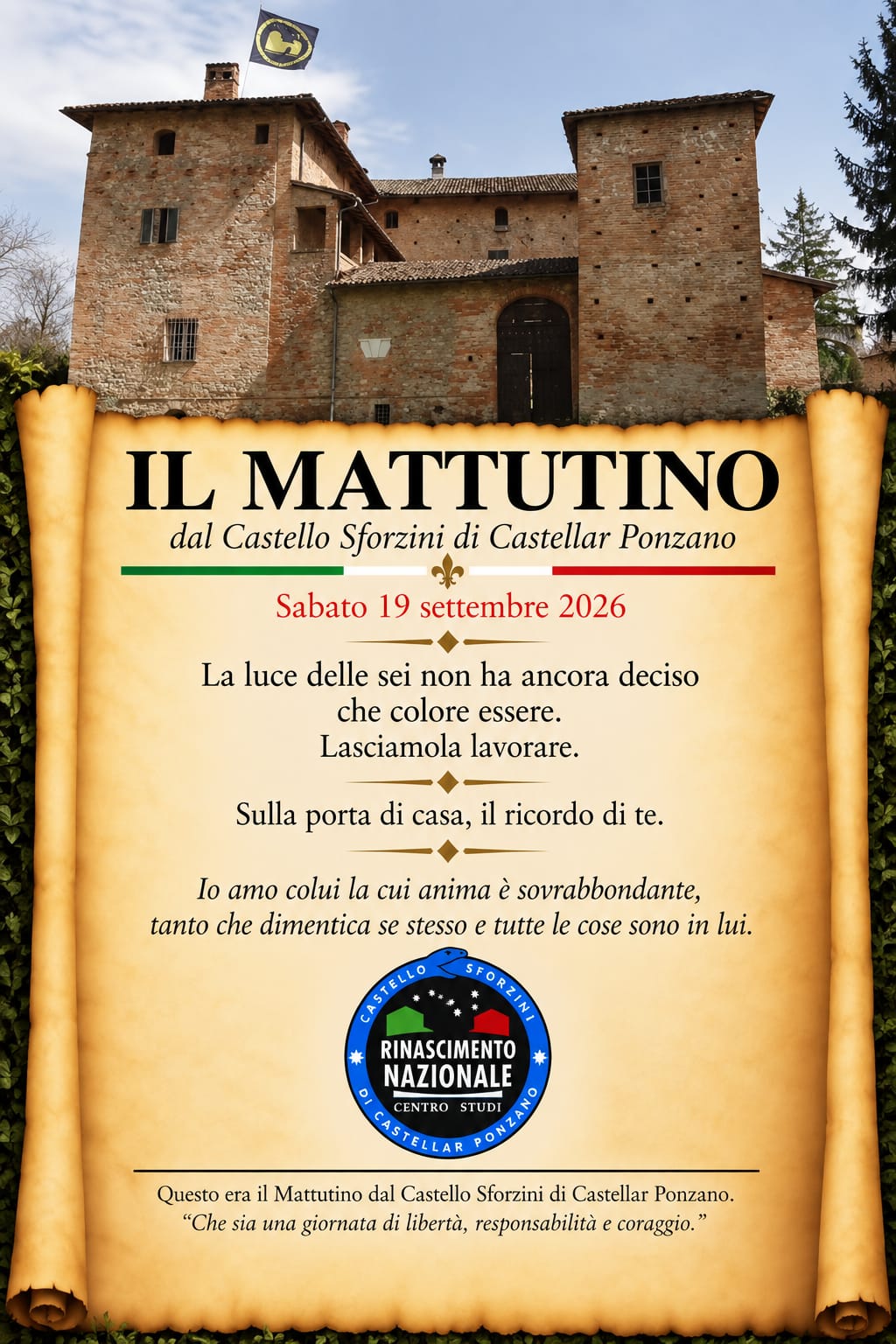 IL MATTUTINO 19-09-2026 - IlGraffio - Monica Macchioni