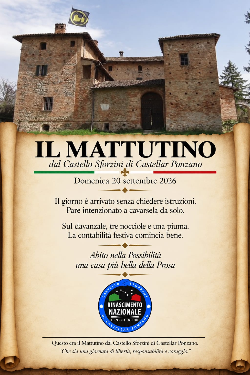 IL MATTUTINO 20-09-2026 - IlGraffio - Monica Macchioni