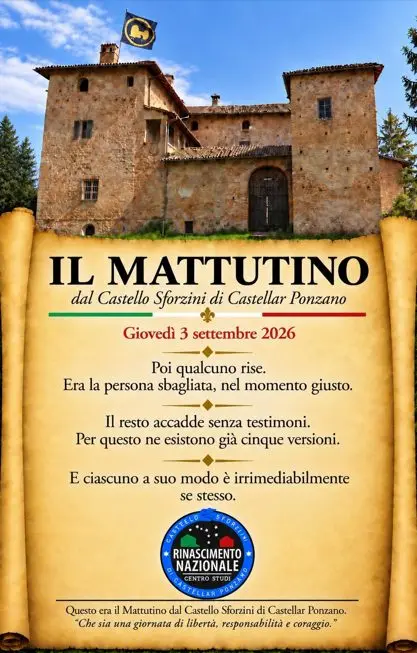 Il Mattutino del 3 settembre 2026