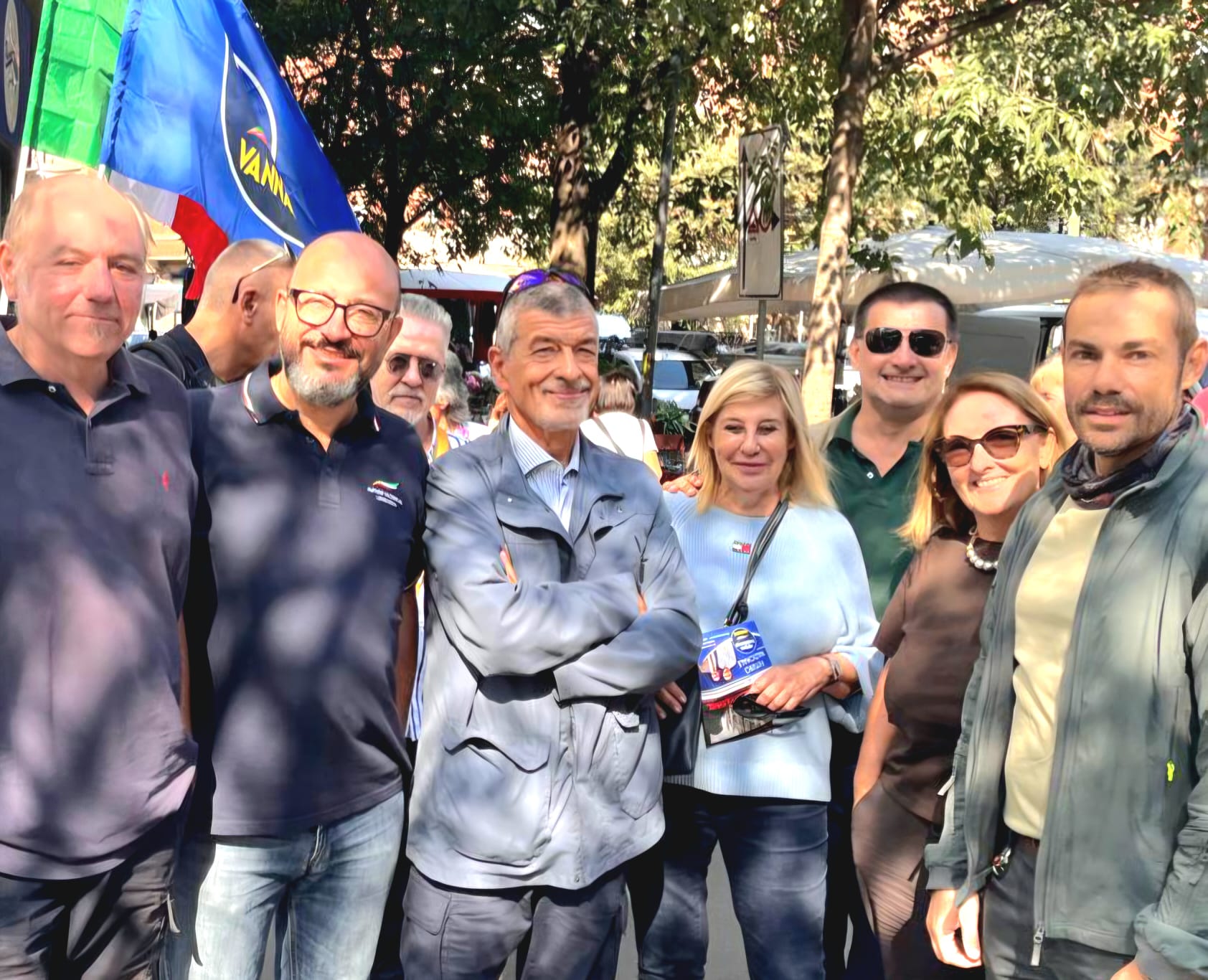 Esponenti di Futuro Nazionale a Milano