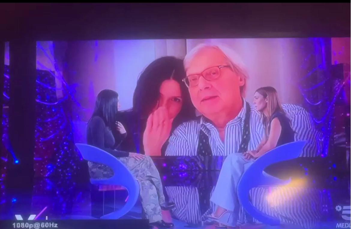 Evelina e Vittorio Sgarbi, Toffanin - IlGraffio - Monica Macchioni