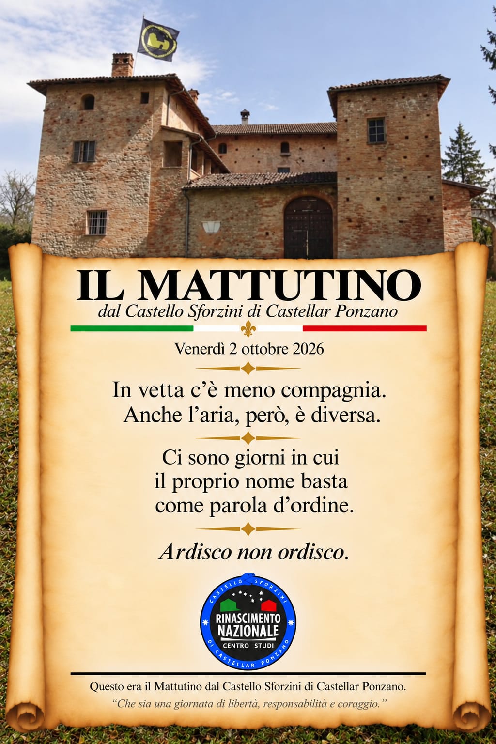 IL MATTUTINO 02-10-2026 - IlGraffio - Monica Macchioni
