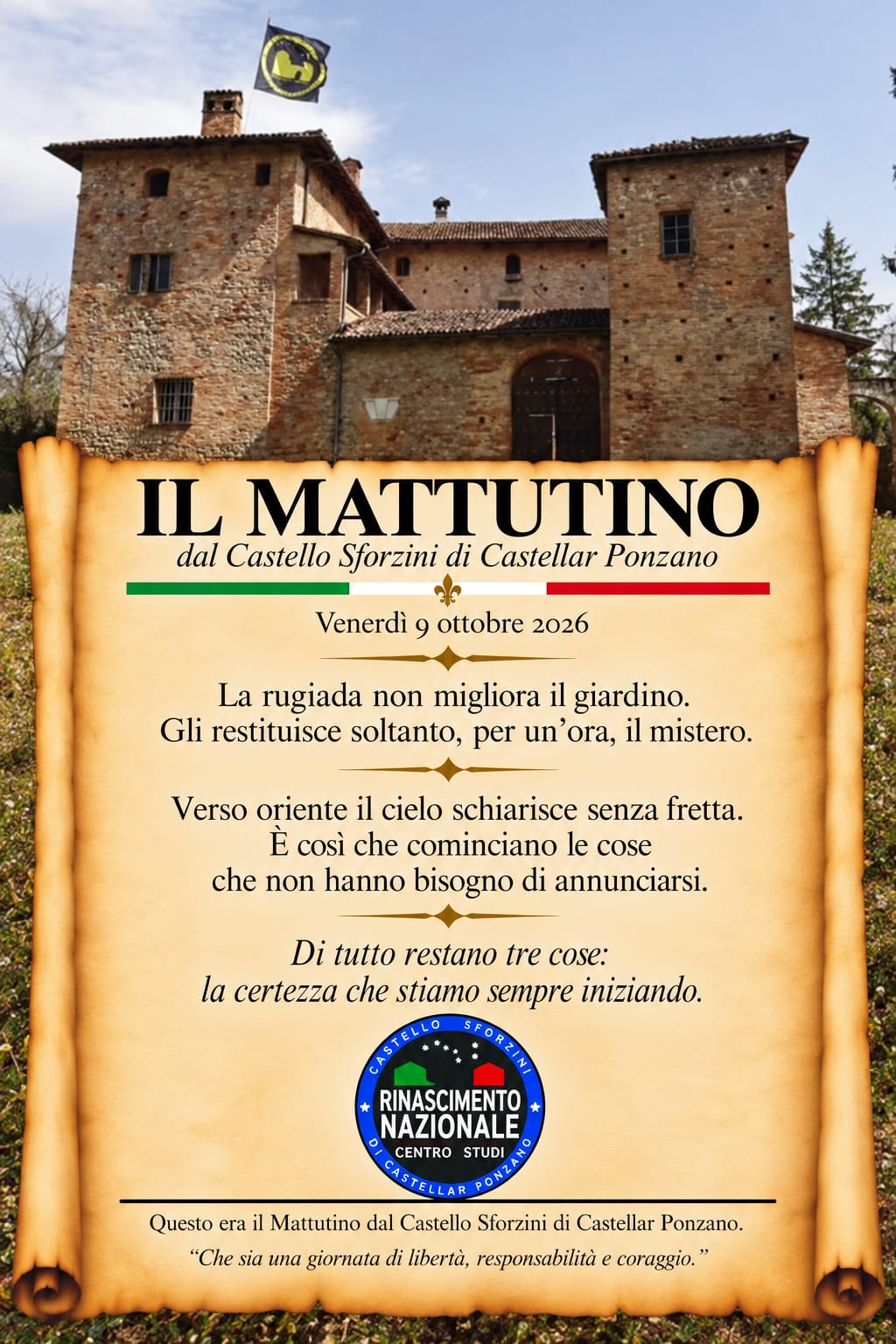 IL MATTUTINO 09-10-2026 - IlGraffio - Monica Macchioni