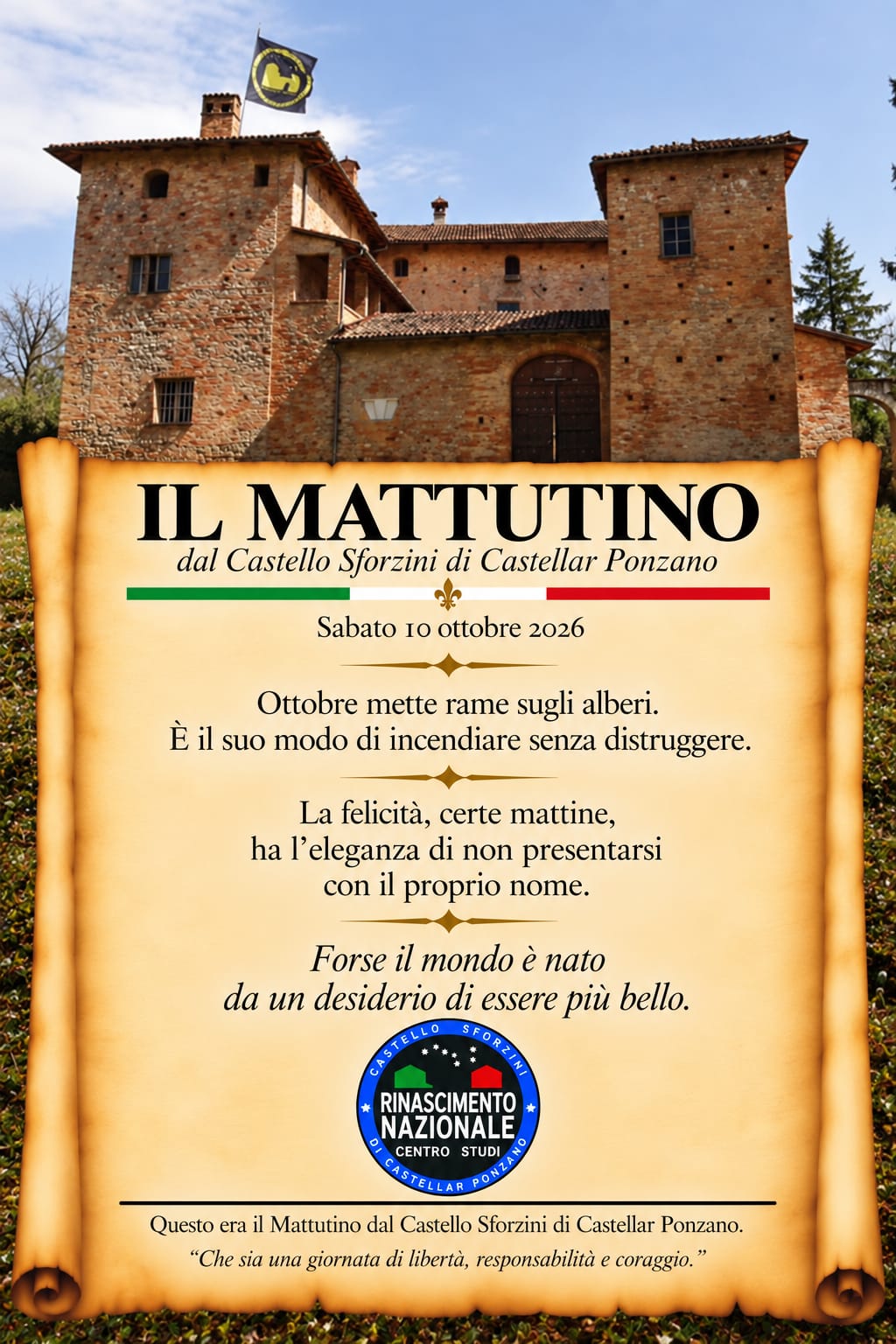 IL MATTUTINO 10-10-2026 - IlGraffio - Monica Macchioni