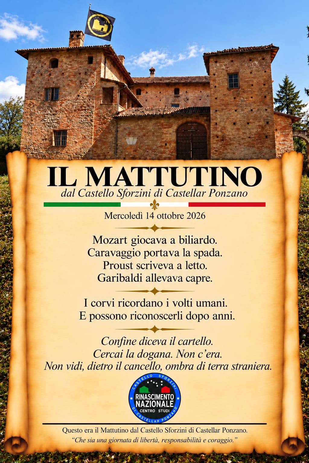 IL MATTUTINO 14-10-2026 - IlGraffio - Monica Macchioni