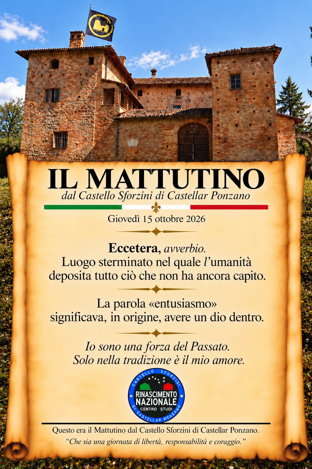 IL MATTUTINO 15-10-2026 - IlGraffio - Monica Macchioni