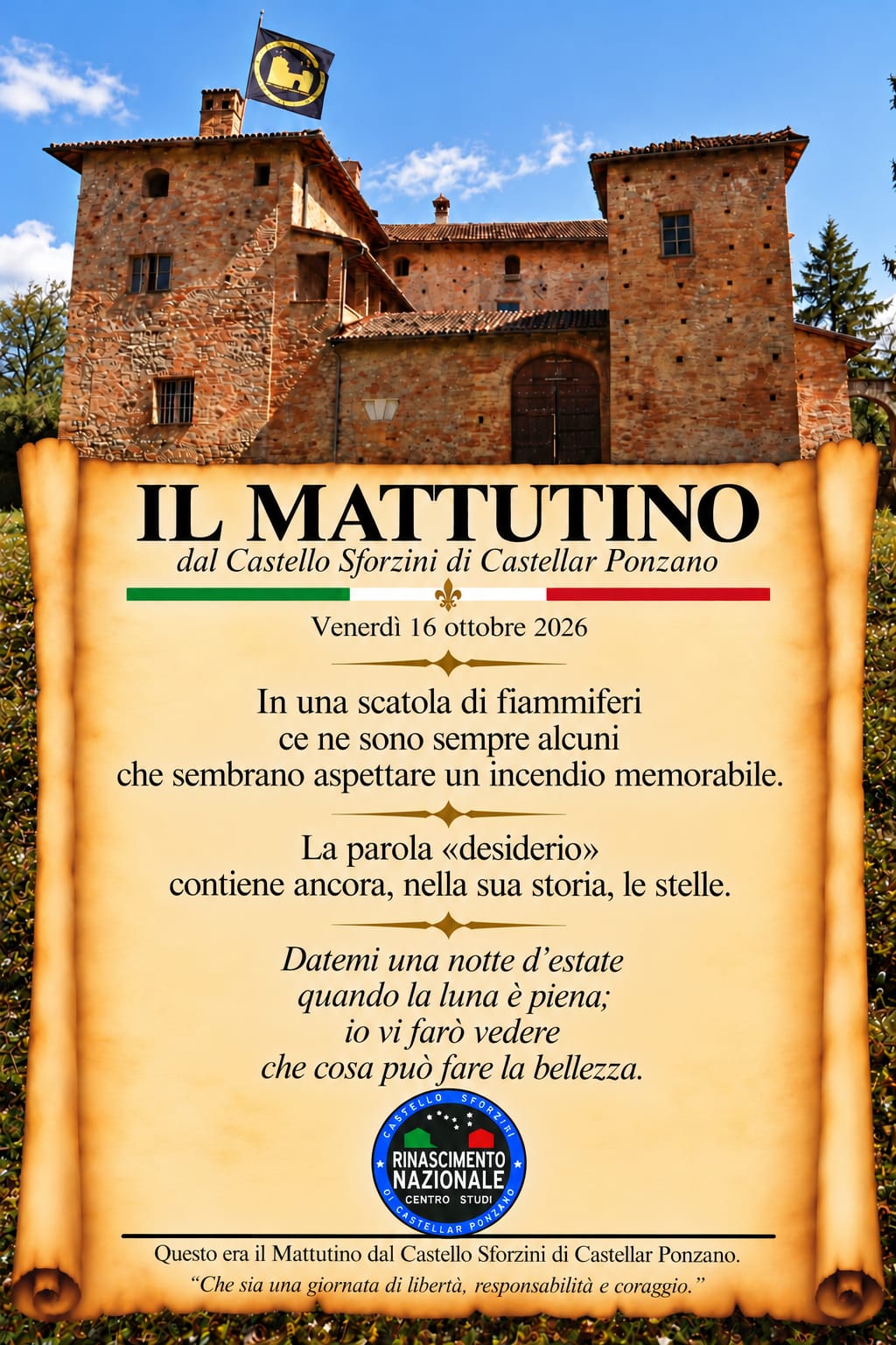 IL MATTUTINO 16-10-2026 - IlGraffio - Monica Macchioni