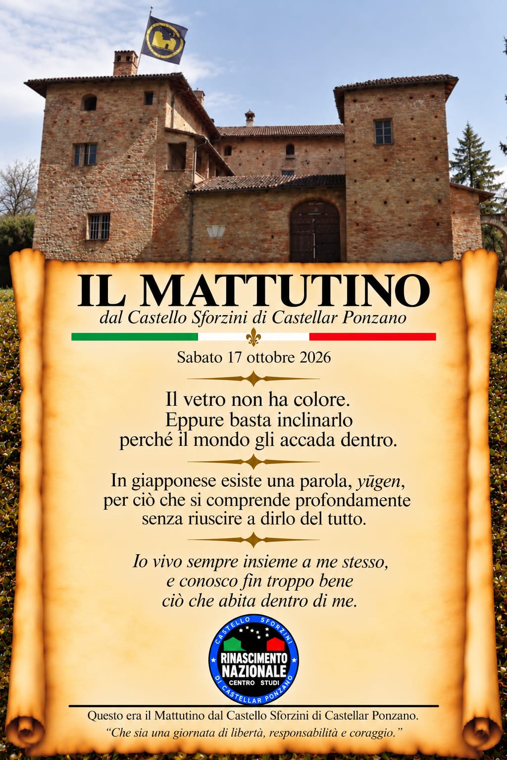 IL MATTUTINO 17-10-2026 - IlGraffio - Monica Macchioni